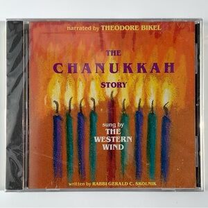 🦋 The Chanukkah Story CD Theodore Bikel Western Wind Vocal Ensemble holiday